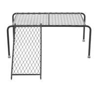 Tofficu Support à Poules Plateforme et Échelle en Treillis Métallique, Accessoire d'alimentation pour Petits Poulaillers en Extérieur