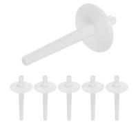 Tofficu Support Bobine Fil Couture 6 Pièces Porte-Bobines en Plastique Adaptateur Broche Compatible Brother 130920001 pour Utilisation Professionnelle et Loisirs