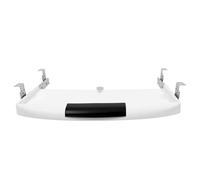 Tofficu Support Clavier Coulissant Bureau avec Plateau Double et Hauteur Ergonomique avec Guide Clavier et Surface Souris pour Bureau Maison ou Professionnel