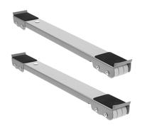 Tofficu Support De Machine à Laver Avec Glissières Réglables Et Roulettes Verrouillables Pour Appareils Électroménagers Et Meubles
