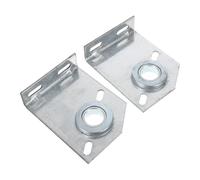 Tofficu Support de Palier Central en Métal Robuste 2 Pièces pour Porte de Garage, Support D’ancrage de Ressort de Torsion 25,4 Mm, Remplacement de Quincaillerie pour Ressort Porte Garage,