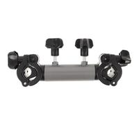 Tofficu Support de Parapluie à Pince Réglable pour Chaise de Pêche, Accessoire en Acier Robuste, Compatible Parapluie Jusqu’à 3 Cm de Diamètre, pour Activités en Plein Air et Pêche