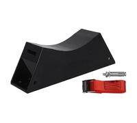 Tofficu Support Mural pour Bouteille de Gaz Sangle Réglable et Vis d'Expansion en Plastique Résistant pour Usage en Laboratoire et Milieu Marin