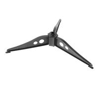 Tofficu Support Plastique pour Sapin de Noël Artificiel, Base Stable Triangulaire 12 Cm, Socle Démontable Vert Foncé pour Décoration de Fête et Maison