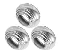 Tofficu Support pour Globe Décoratif Argenté en Acier Inoxydable 3 Pièces