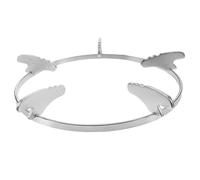 Tofficu Support pour Wok en Fer Antidérapant et Stable pour Cuisinière à Gaz, Accessoire Pratique pour Poêle Wok Encastrée Table