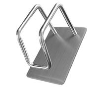 Tofficu Support Suspendu pour Lavabo en Acier Inoxydable Antirouille, Crochets Muraux Auto-adhésifs sans Perçage, Capacité Élevée, pour Salle de Bains Cuisine, Rangement Pratique et Gain