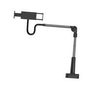 Tofficu Support Téléphone Flexible avec Bras Articulé Robuste Maintien Stable pour Streaming et Bureau Compatible Smartphone et Tablette avec Télécommande Détachable sans Installation