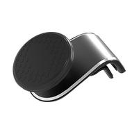 Tofficu Support Téléphone Voiture Magnétique l Type, pour Hommes Et Femmes, Fixation Aération, Aimant Silicone Métal, Noir, Compact Et Stable, Accessoire Automobile Sécurité Conduite