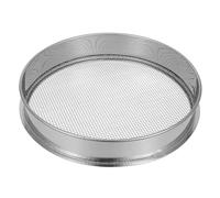 Tofficu Tamis à Compost INOX 35 Cm avec Mailles Larges 4 Mm pour Tamisage Sol Jardin, Outil de Tamisage de Jardin Polyvalent pour Terreau, Pierres, Gravier et Sable, Passoire Résistante