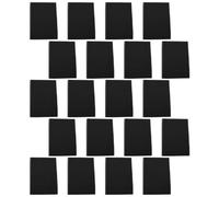 Tofficu Tampons de Nettoyage Jetables pour Tatouage 20 Pièces, Double Couche Absorbante et Film Composite Étanche, Tapis de Table Noir pour Salon de Tatouage et Nail Art Professionnel