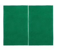 Tofficu Tapis pour Reptiles Absorbant 50X30Cm Lot de 2 Adaptable à Toutes Tailles de Terrarium Vert pour Amphibiens, Tortues et Serpents