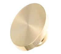 Tofficu Tête de Tampon à Cire en Laiton Ovale 30x20 Mm, 1 Pièce, pour Sceller Enveloppes et Invitations de Mariage, Outil de Sceau Artisanal DIY pour Scrapbooking et Emballages Présents