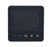 Tofficu Thermostat Programmable Numérique Affichage Lcd Large pour Ambiance Estivale, Contrôle Vitesse du Ventilateur, Compatible Systèmes de Climatisation Centrale et Unités