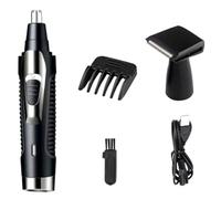 Tofficu Tondeuse pour Hommes Rechargeable Acier Inoxydable Rasoir Visage Multifonction Compact et Kit Nettoyage et Entretien