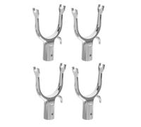 Tofficu Tuteur Jardin 4pcs en Alliage D’Aluminium Argenté pour Branches | Soutien des Branches D’arbres, Protection Neige et Pression, Usage Vergers et Jardins