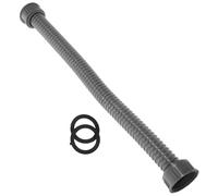 Tofficu Tuyau de Vidange Flexible pour Évier Tube Dévacuation avec Double Raccords Filetés Tuyau de Drainage Étanche Odeurs pour Évier de Cuisine et Machine à Laver Semi Automatique