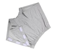 Tofficu -vêtements Lavables pour Hommes Xl en Coton, Culottes Réutilisables pour Incontinence, Faciles à Porter, Adaptées Postopératoire Fracture et Soins Alités, Couleur Gris Clair