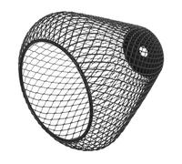 Tofficu Vintage Cage Iron Pendant Light Shade Hollow Mesh Design For Living And Study Metal Lampshade Compatible With Various Lamps