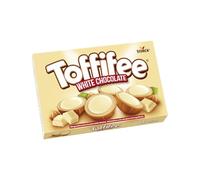 Toffifee White Chocolate - 1 x 125 g - Noisette caramel avec crème claire et chocolat blanc - Idéal pour grignoter et partager ensemble
