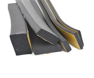 TOFIMA 1Pc* 2M/5M Caoutchouc Auto-adhésif éponge Bande d'étanchéité Simple Face adhésif EVA Noir Mousse Anti-Collision Largeur 10-30mm épaisseur 2-20mm Joint d'étanchéité (Size : 3mm x 15mm x 10m)