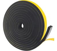 TOFIMA 2M/10M Caoutchouc Auto-Adhésif Éponge Joint Bande Simple Face Adhésif EVA Noir Mousse Anti-Collision Joint Joint Largeur 10-30mm Épaisseur 2-20mm (Size : 15mm x 30mm x 2m)