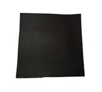 TOFIMA Feuille, Feuille de Caoutchouc de Silicone Noir Auto-adhésive, 500x500mm x 0.5mm, Tapis Haute température, épaisseur 0.5mm, 1 pièce