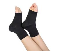 TOFLY Chaussettes de fasciite plantaire, (1 paire) Chaussettes de compression de soins des pieds pour Arch Support, Unisexe, Manchon de compression pour de pied pour support de cheville. Noir XXL