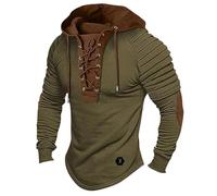 TOFOTL Chemise Col Pelle À Tarte Homme Sweatshirts Zippée Hoodies Polaire Jogging D'intérieur Capuch Leger Zip Sweat-Shirt Survetement Pull Sweats À Capuche Homme Chaude Vert XXL