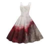 TOFOTL Costume Halloween Adulte Horreur Robe Pirate Femme Petit Diablesse Cape Sorcière Femme Robe Médiévale de La Renaissance pour Sexy Dame Costume Halloween Adulte Gris S