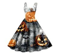 TOFOTL Déguisement Sorciere Femme Haloween Elegante Moyen Age Gothique Drole Medieval Maléfique Deguisement Sorciere Costume Corset Renaissance Robe Noire Halloween Femme Gris S