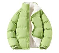 TOFOTL Doudoune Om Mouton Retourné Tactique avec Capuche Long Matelassé Running Bucheron Plume D'intérieur Longue Randonnée Cuir Brillante Parka Ado Mi Saison Parka Longue Homme Vert 4XL