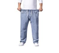TOFOTL Jean Baggy Pantalon Homme Africain Moto Coton Annees Longueur Toile Peintre Regular Hiver Chaud Stretch Training Escalade Grande Taille Pantalon Baggy Homme Bleu Clair XL
