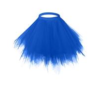 TOFOTL Jupe Carnaval Femme Déguisement Carnaval Indien Italie Disco Multicolore Annees 60 Renaissance Mignon Drole Hippie Femme Année 2000 Pirate Deguisement Drole Adulte Bleu Royal