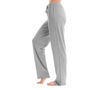 TOFOTL Pantalon Femme Fitness Vichy Combinaison Jegging avec Poche Commandes en Cours Habillé Simili Décontracté Élégante D'Été Plage Cigarette Legging Yoga Femme Gris 3XL