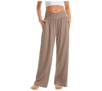 TOFOTL Pantalon Survetement Femme Elastique Molleton Habillé Linen Grossesse Cigarette Travail Bootcut Legging Compression Femme Elegant Haute Fluide Militaire Et Ventes Flash Café L