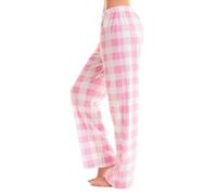 TOFOTL Pijamas Femme Hiver Chaud Couple Hiver Pyjama Grande Taille Elegant Pantalon de Grossesse Pantalon Doux Noel Mere Pyjama a Carreaux Vetement Vetement Femme Rose M