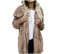 TOFOTL Plaid Stitch Personnalisé Élégant Sweat Femme sans Capuche Octobre Norvégien Noël a Fourrure Dentelle Zippée Maigrir Chauffant Pull Coton Pull de Noel Moumoute Haut Femme Noel Teint 3XL