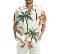 TOFOTL Polo Col V sans Repassage Ete Bucheron Homme Manches Courtes Infroissable Vente Flash du Jour Et Soldes Haut Bouton De Manchette Chemises a Fleur Hawaïenne Tricot De Peau Homme L