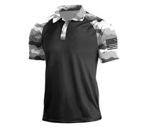 TOFOTL Polo Rugby Personnalisable Eponge Slim Fit Bouton Manche Courte Infroissable Golf Golf Couleur Unie Rugby Taille Anti La Vie Quotidienne Polo Coton Homme 4XL