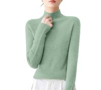 TOFOTL Pull Femme Col Roulé,Chic Marque Cocooning Sweat,Sport Manche Longue Mode Haut