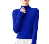 TOFOTL Pull Femme Col Roulé,Chic Marque Cocooning Sweat,Sport Manche Longue Mode Haut