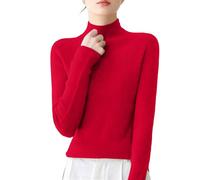 TOFOTL Pull Femme Col Roulé,Chic Marque Cocooning Sweat,Sport Manche Longue Mode Haut