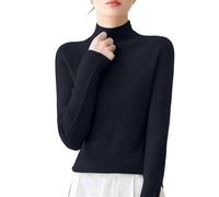 TOFOTL Pull Femme Col Roulé,Chic Marque Cocooning Sweat,Sport Manche Longue Mode Haut