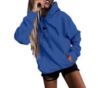TOFOTL Pull Halloween Femme Roule Automne Oversize Chauve Moumoute Personnalisé Norl Sweat Couple Pull'de Noel Manches Col V Elegant Sweat de Roulé Polaire Femme Chaude Bleu L