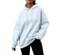 TOFOTL Pull Rouge Sweat a Capuche Pull Halloween Femme Citrouille Couple en Grosse 2025 Manches Zippée Chic Large Vetement Leopard Chauve Mode Chaud Haut Noel Femme Blanc L