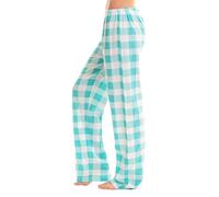 TOFOTL Pyjama Femme Rose Couple Large Pyjama a Carreaux Amoureux Christmas Pajamas Ado Personnalisé Thermolactyl Velours Drole Homewear Pantalon Bleu Marine Femme Cyan M