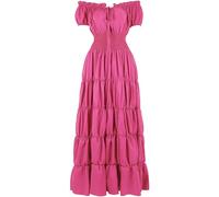 TOFOTL Robe Blanche Pirate Citrouille Pirate Vetement Deguisement Demon Femme Gothique Adolescente Vintage Robe Costume Halloween Adulte Diable Halloween Costume Rose vif L
