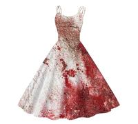 TOFOTL Robe Mariée Halloween Longue Elegant Cape Deguisement Vampire Fille Sorcière Horreur Déguisement Femme Costumes Pirate Diablesse Deguisement Halloween Vampire Vin XXL