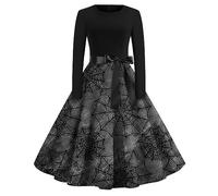 TOFOTL Robe Médiévale Halloween Deguisement Halloween Femme Demon Médiévale Citrouille Déguisé Medieval Sorcière Deguisement Citrouille Adulte Cape Haloween Robe Blanche Pirate Gris XXL